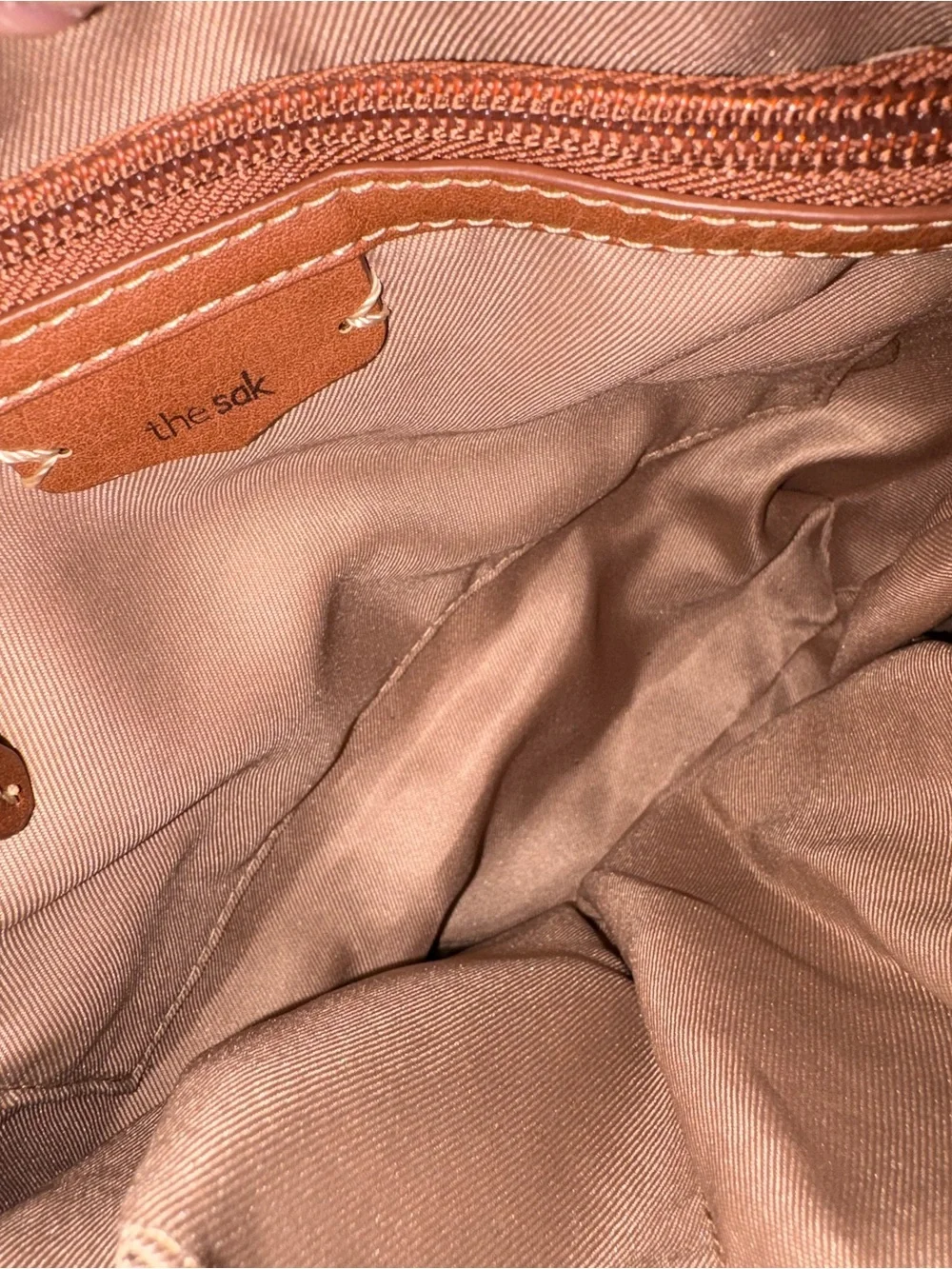 The Sak Burgundy Floral-Embossed Crossbody Bag